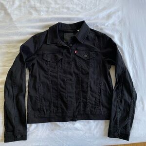 Womens Levi’s Black Jean Jacket